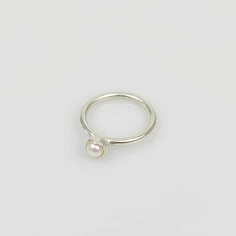 [S925] Flower bud ring